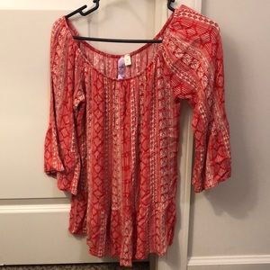 Off the shoulder shirt